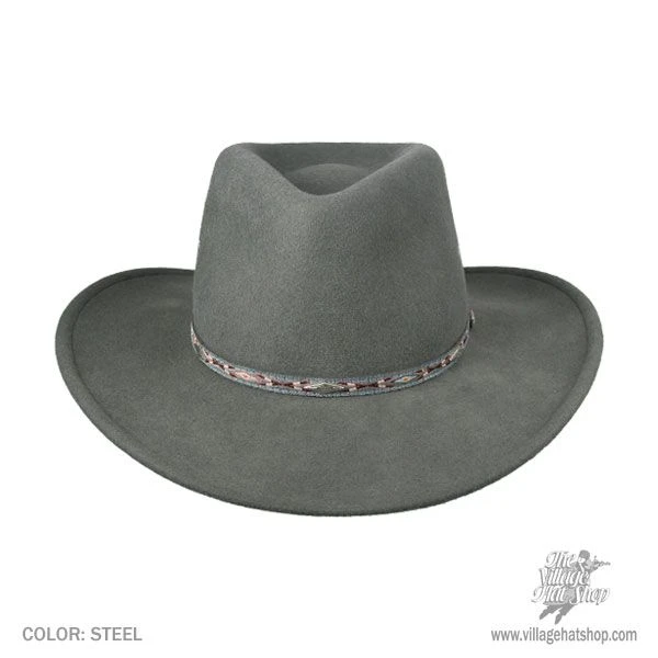 Stetson Elkhorn Crushable Wool Felt Western Hat 3 Stetson Elkhorn Crushable Wool Felt Western Hat