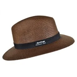 Panama Jack Ribbon Toyo Straw Safari Fedora Hat -Bailey Hat Shop 126634