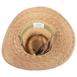 Outback Palm Straw Hat With Chincord -Bailey Hat Shop 127772