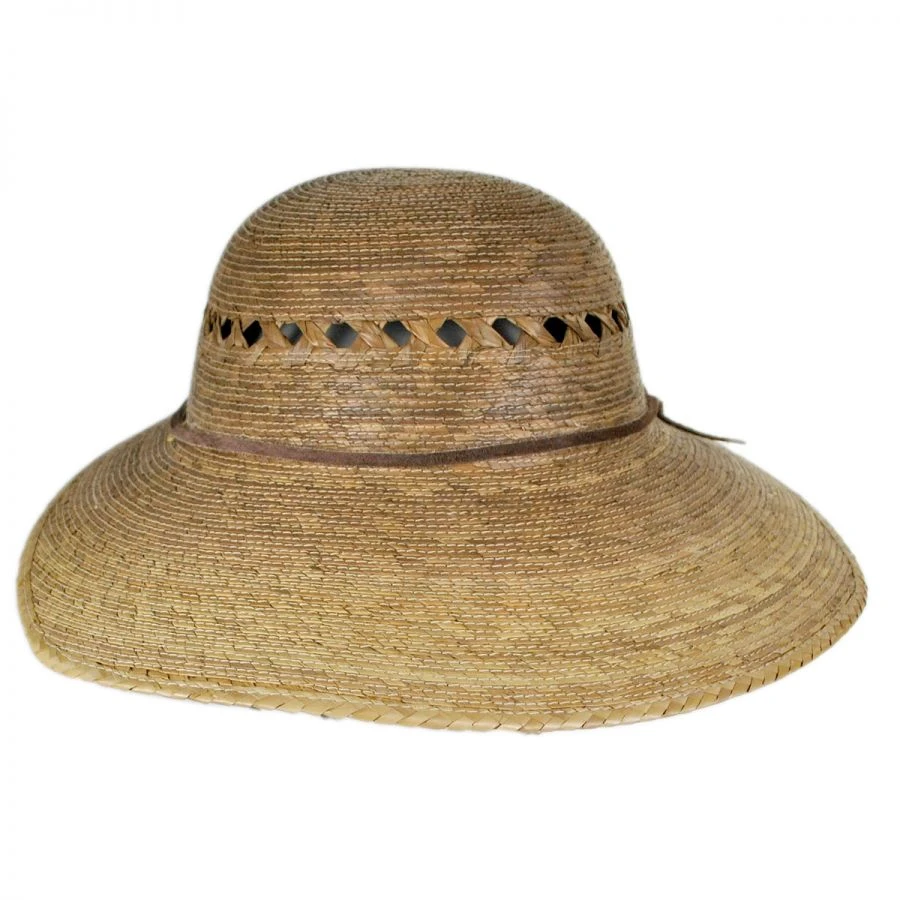 Laurel Lattice Palm Straw Facesaver Hat 3 Laurel Lattice Palm Straw Facesaver Hat