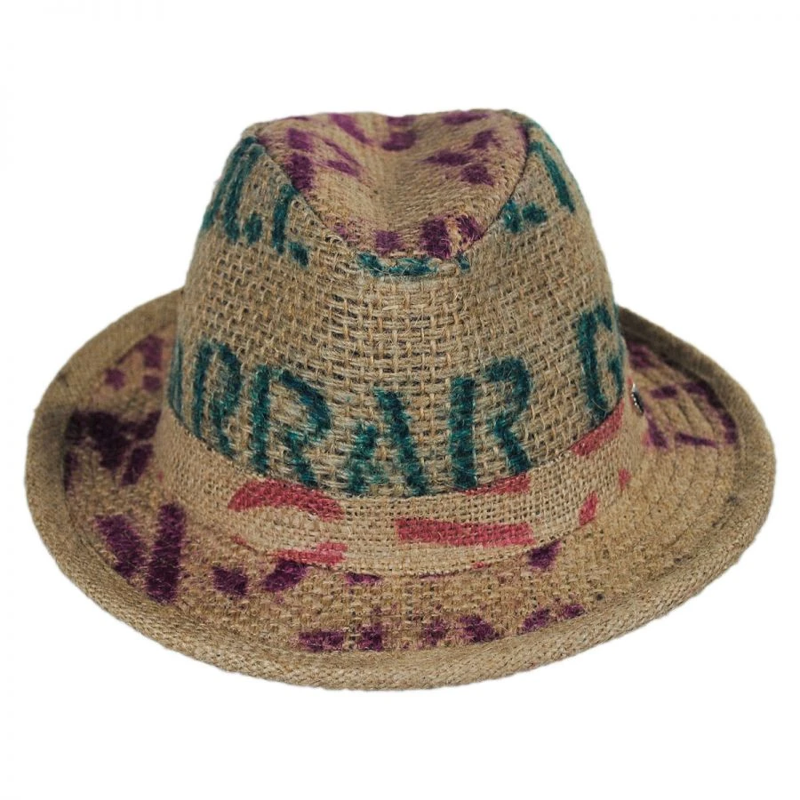 Havana Coffee Works Jute Mod Trilby Fedora Hat 3 Havana Coffee Works Jute Mod Trilby Fedora Hat