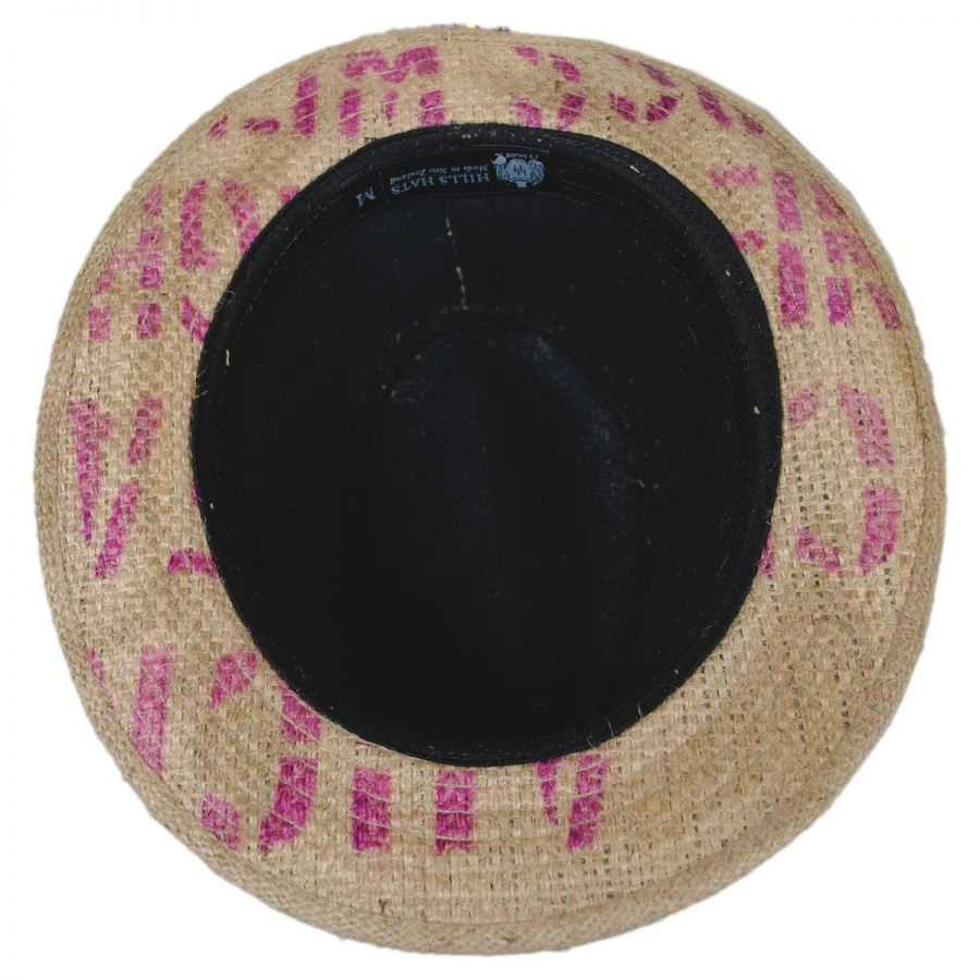 Havana Coffee Works Jute Mod Trilby Fedora Hat 5 Havana Coffee Works Jute Mod Trilby Fedora Hat - Image 3