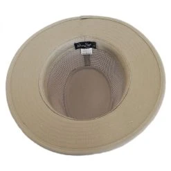 Panama Jack Mesh Crown Cotton Safari Fedora Hat -Bailey Hat Shop 148774