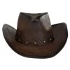 Faux Leather Western Hat -Bailey Hat Shop 150820