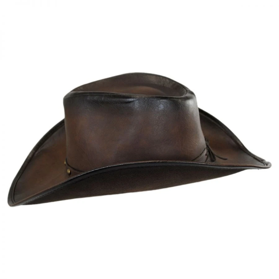 Faux Leather Western Hat 4 Faux Leather Western Hat - Image 2