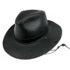 Leather Aussie Fedora Hat -Bailey Hat Shop 224783