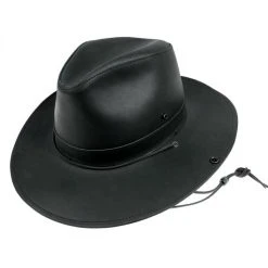 Leather Aussie Fedora Hat -Bailey Hat Shop 224786