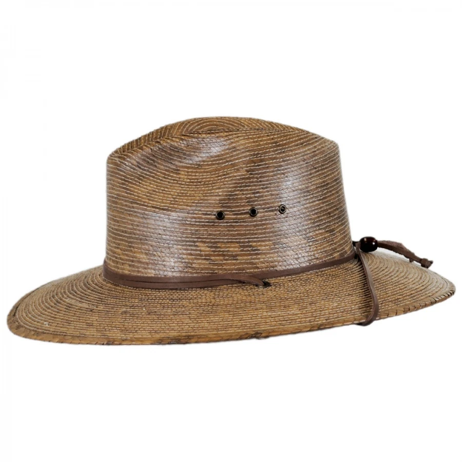 Stetson Rustic Palm Leaf Straw Hat 4 Stetson Rustic Palm Leaf Straw Hat - Image 2