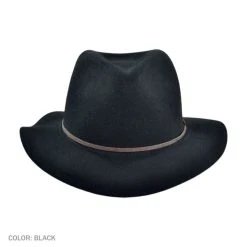 Bailey Jackman Rollable Wool LiteFelt Fedora Hat