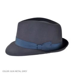 Heritage Collection 2000s Wool Felt Trilby Fedora Hat -Bailey Hat Shop 237701