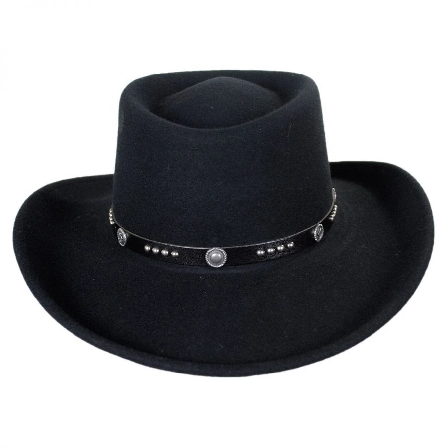 RENEGADE Joker LiteFelt Wool Gambler Western Hat 3 RENEGADE Joker LiteFelt Wool Gambler Western Hat