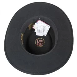 RENEGADE Joker LiteFelt Wool Gambler Western Hat 7 RENEGADE Joker LiteFelt Wool Gambler Western Hat -Bailey Hat Shop 245858