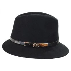 Darcy Wool Felt Fedora Hat -Bailey Hat Shop 245999