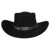 Little Joe Wool Felt Gambler Western Hat 1 Little Joe Wool Felt Gambler Western Hat -Bailey Hat Shop 247331