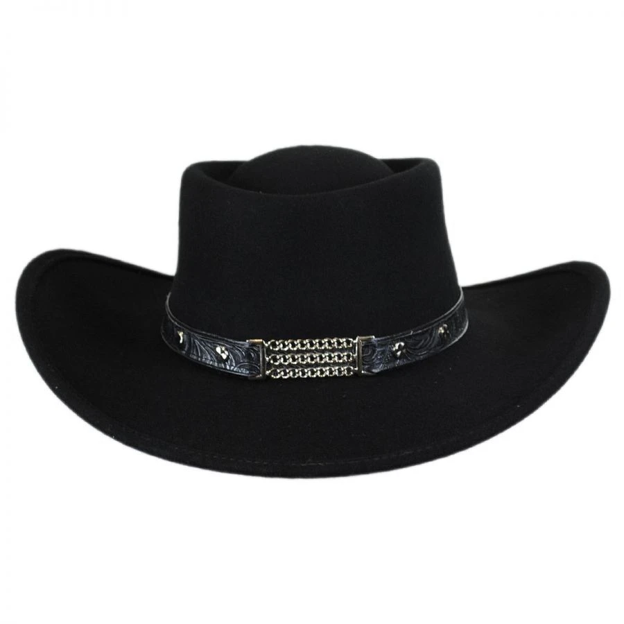 Little Joe Wool Felt Gambler Western Hat 3 Little Joe Wool Felt Gambler Western Hat
