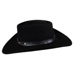 Alternative view of Little Joe Wool Felt Gambler Western Hat