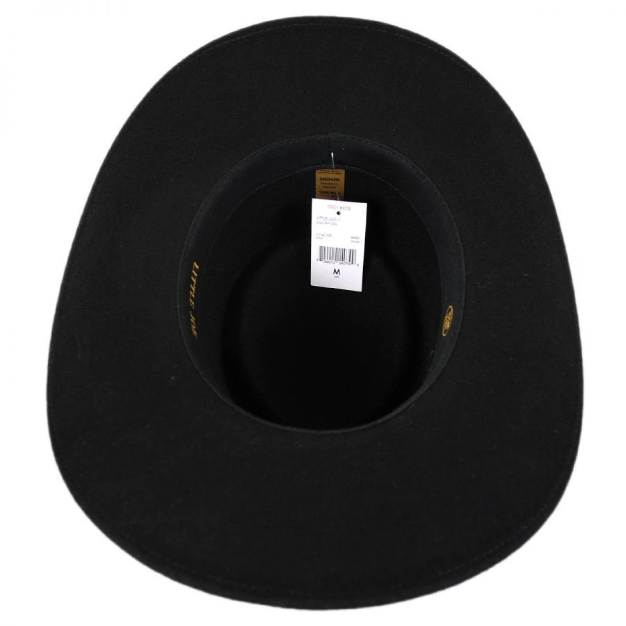Little Joe Wool Felt Gambler Western Hat 5 Little Joe Wool Felt Gambler Western Hat - Image 3