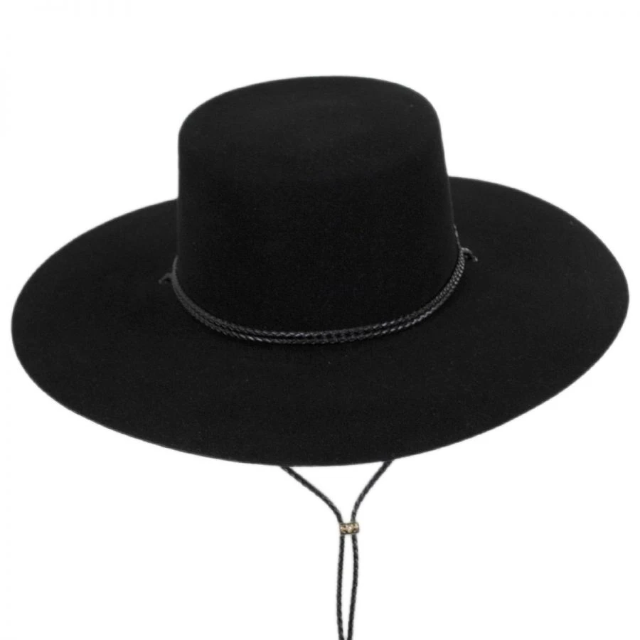Vintage Couture Toledo Wool Felt Bolero Hat 3 Vintage Couture Toledo Wool Felt Bolero Hat