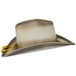 Alternative view of Stetson John Wayne The Fort Wool Felt Crushable Western Hat - Silverbelly