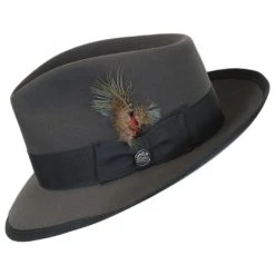 Alternative view of Stetson Whippet Fur Felt Fedora Hat