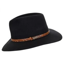 Alternative view of Banjo Patterson Fur Felt Aussie Hat