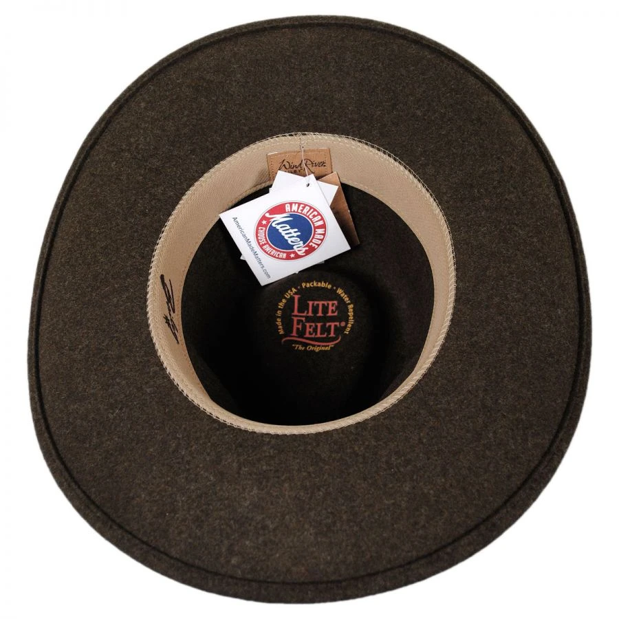 Bailey Palisade Crushable Wool LiteFelt Western Hat 4 Bailey Palisade Crushable Wool LiteFelt Western Hat - Image 2