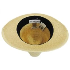 Stetson Rushmore Palm Leaf Straw Fedora Hat -Bailey Hat Shop 274699