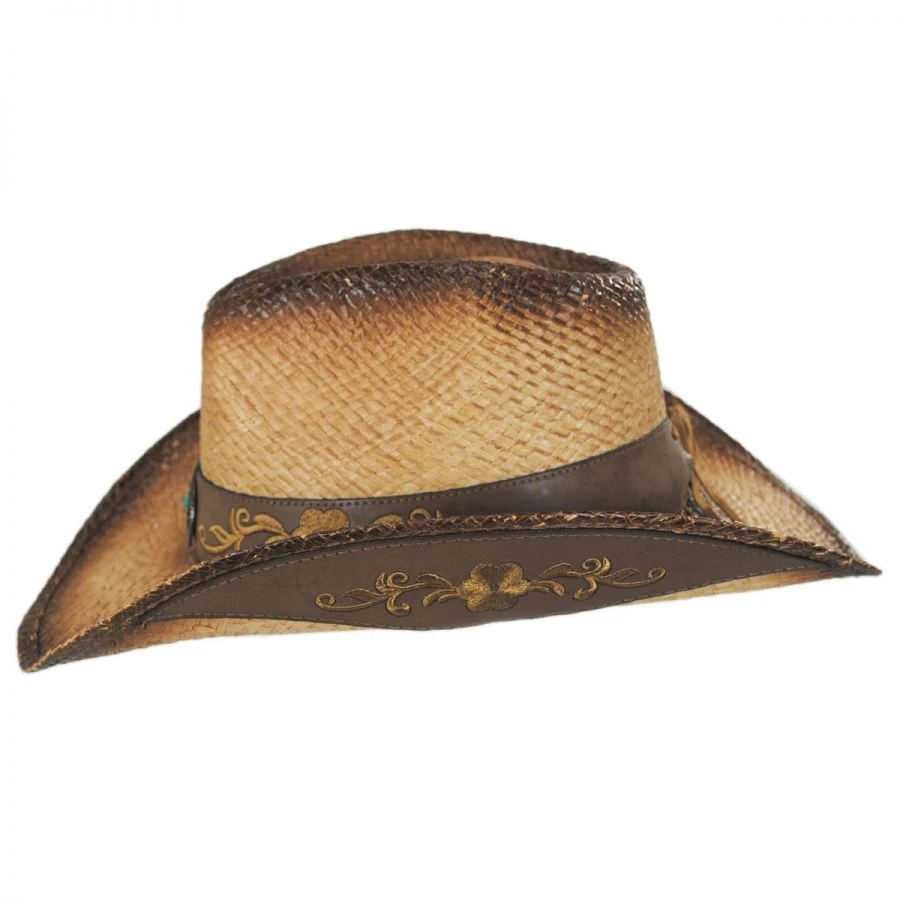 Wildflower Aged Straw Western Hat 4 Wildflower Aged Straw Western Hat - Image 2