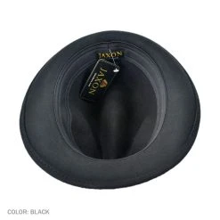 Blues Crushable Wool Felt Trilby Fedora Hat -Bailey Hat Shop 28829