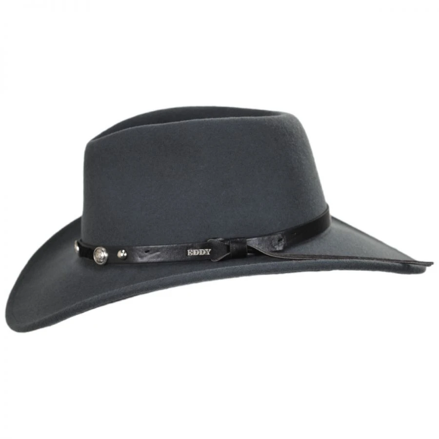 Wild Flush Wool Felt Western Hat 4 Wild Flush Wool Felt Western Hat - Image 2