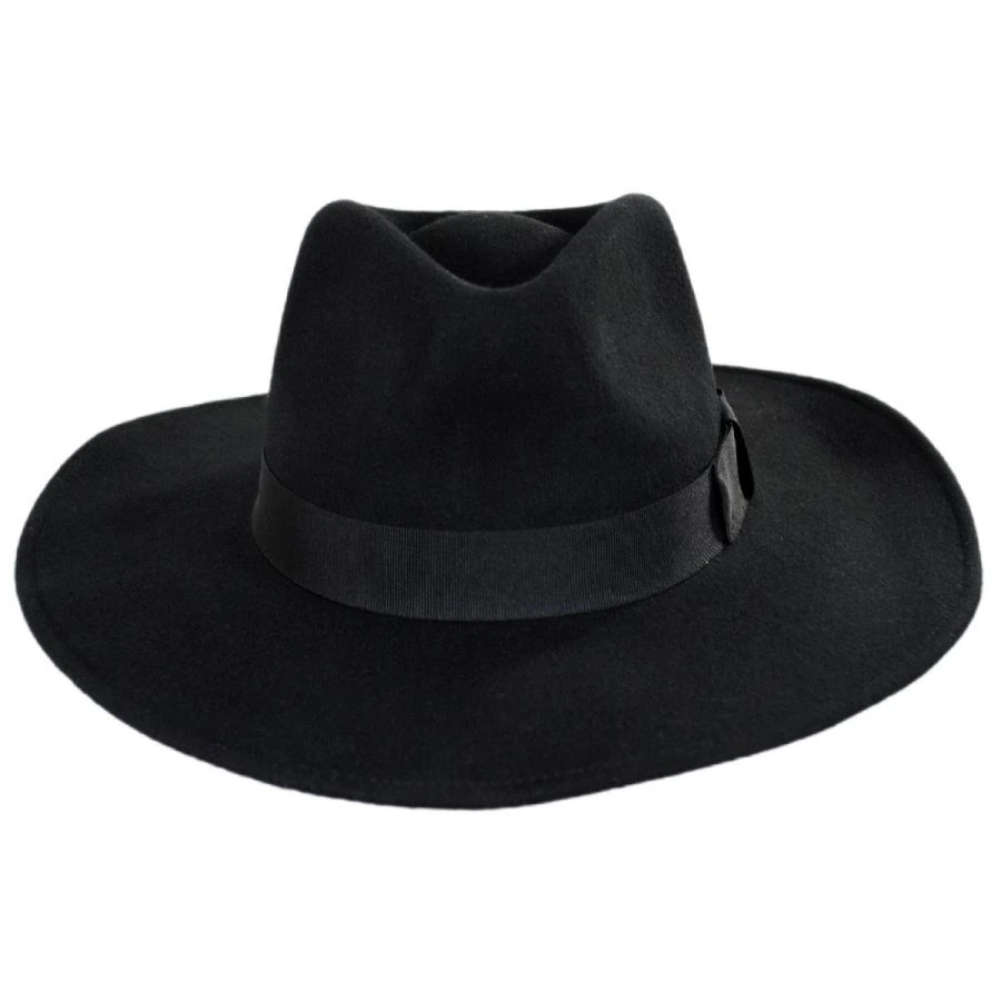 Colorado Ultra Wide Brim Wool Felt Fedora Hat 3 Colorado Ultra Wide Brim Wool Felt Fedora Hat