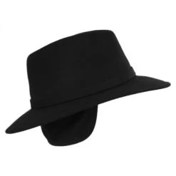 Slope Earflap Wool Felt Fedora Hat -Bailey Hat Shop 319750