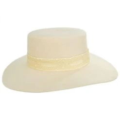 Sierra Wool Felt Boater Hat -Bailey Hat Shop 320475
