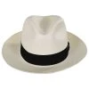 Center Pinch Shantung Straw Fedora Hat