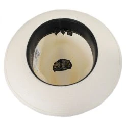 Center Pinch Shantung Straw Fedora Hat -Bailey Hat Shop 322765