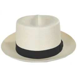 Optimo Shantung Straw Fedora Hat