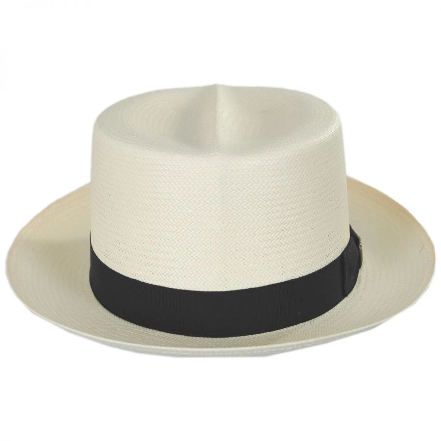 Optimo Shantung Straw Fedora Hat 3 Optimo Shantung Straw Fedora Hat