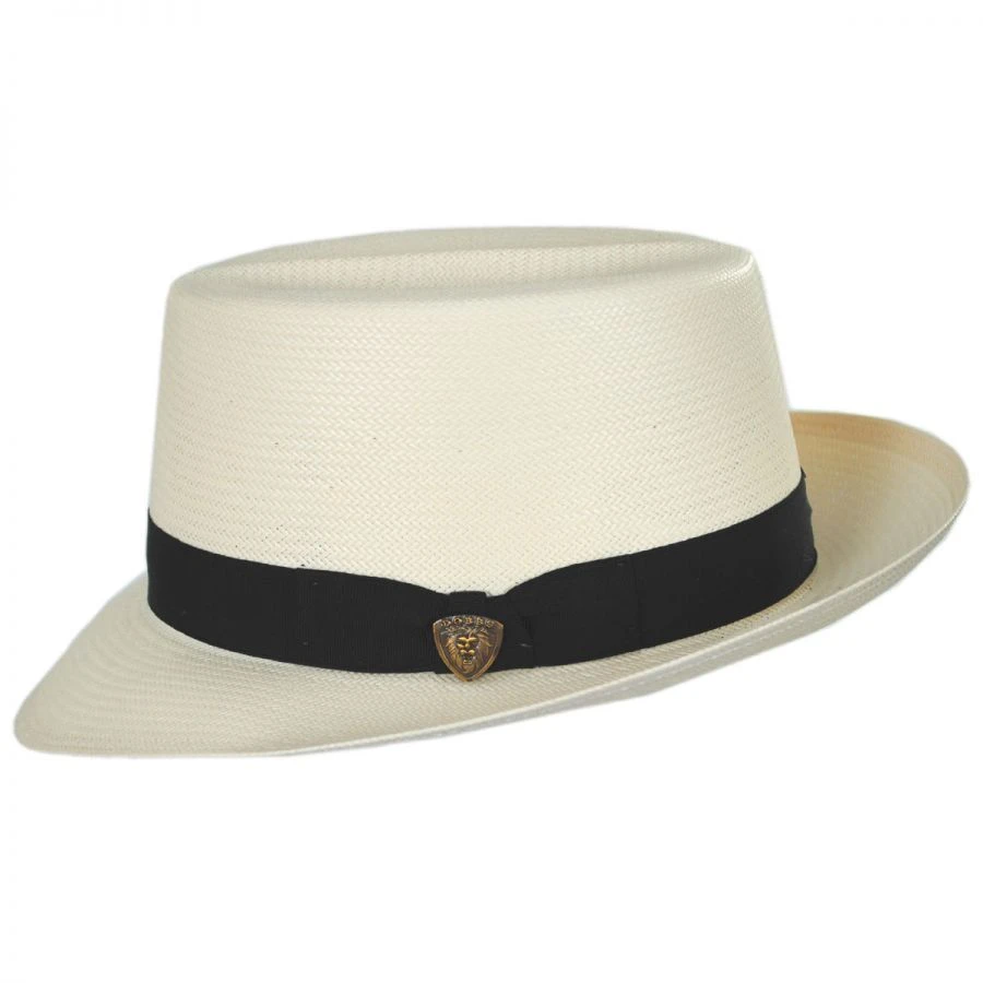 Optimo Shantung Straw Fedora Hat 4 Optimo Shantung Straw Fedora Hat - Image 2