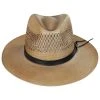 Stetson Peak View Shantung Straw Safari Fedora Hat -Bailey Hat Shop 322829