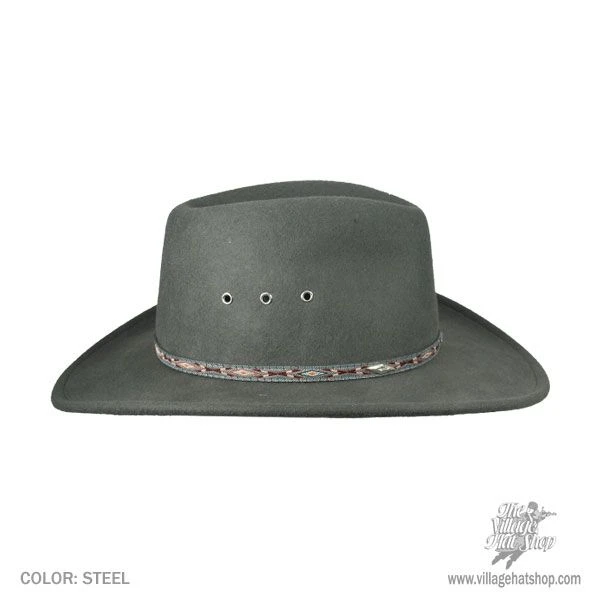 Stetson Elkhorn Crushable Wool Felt Western Hat 5 Stetson Elkhorn Crushable Wool Felt Western Hat - Image 3