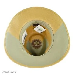 Stetson Limestone Toyo Straw Outback Hat -Bailey Hat Shop 32420