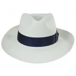 Santorini Panama Straw Fedora Hat