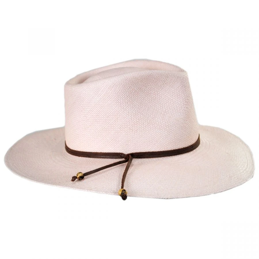 Tessa Panama Straw Fedora Hat 4 Tessa Panama Straw Fedora Hat - Image 2
