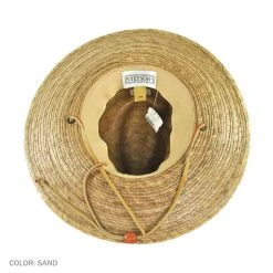 Stetson Rustic Palm Leaf Straw Hat 7 Stetson Rustic Palm Leaf Straw Hat -Bailey Hat Shop 32705