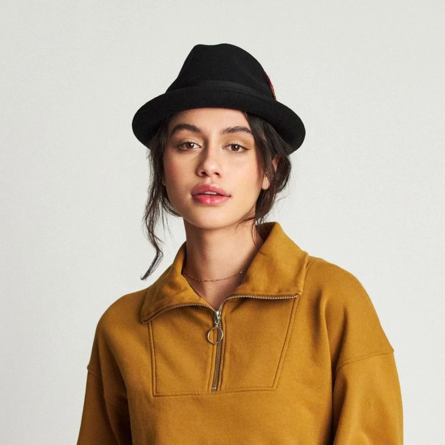 Gain Wool Felt Fedora Hat 3 Gain Wool Felt Fedora Hat