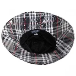 Plaid Wide Brim Rain Hat -Bailey Hat Shop 337130
