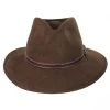 Leather Band Wool Felt Fedora Hat