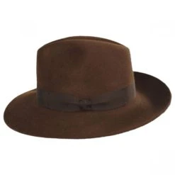 Buck Fur Felt Wide Brim Fedora Hat -Bailey Hat Shop 343038