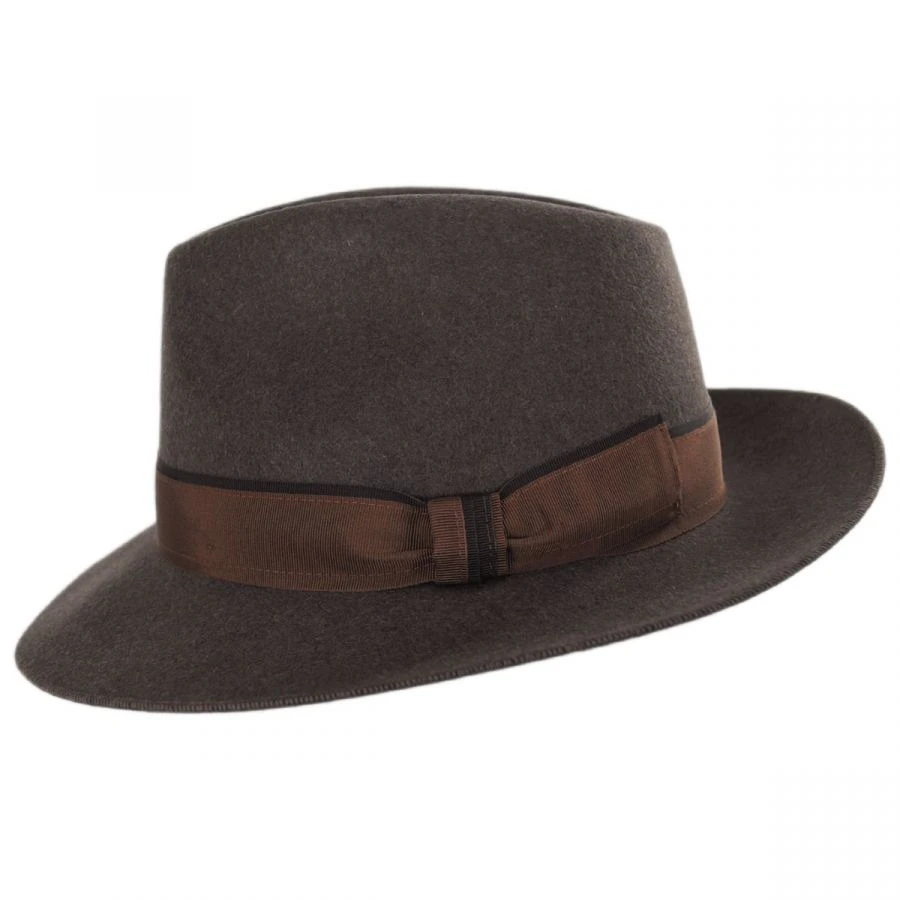 Desmond Crushable Wool Felt Fedora Hat 4 Desmond Crushable Wool Felt Fedora Hat - Image 2