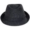 Herringbone Wool Trilby Fedora Hat 1 Herringbone Wool Trilby Fedora Hat -Bailey Hat Shop 346184